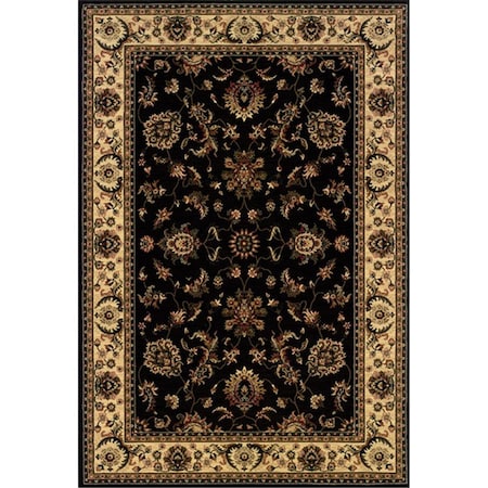 Sphinx By Oriental Weavers Area Rugs, Ariana 311K3 6X9 Rectangle - Black/ Ivory-Polypropylene A311K3200285ST